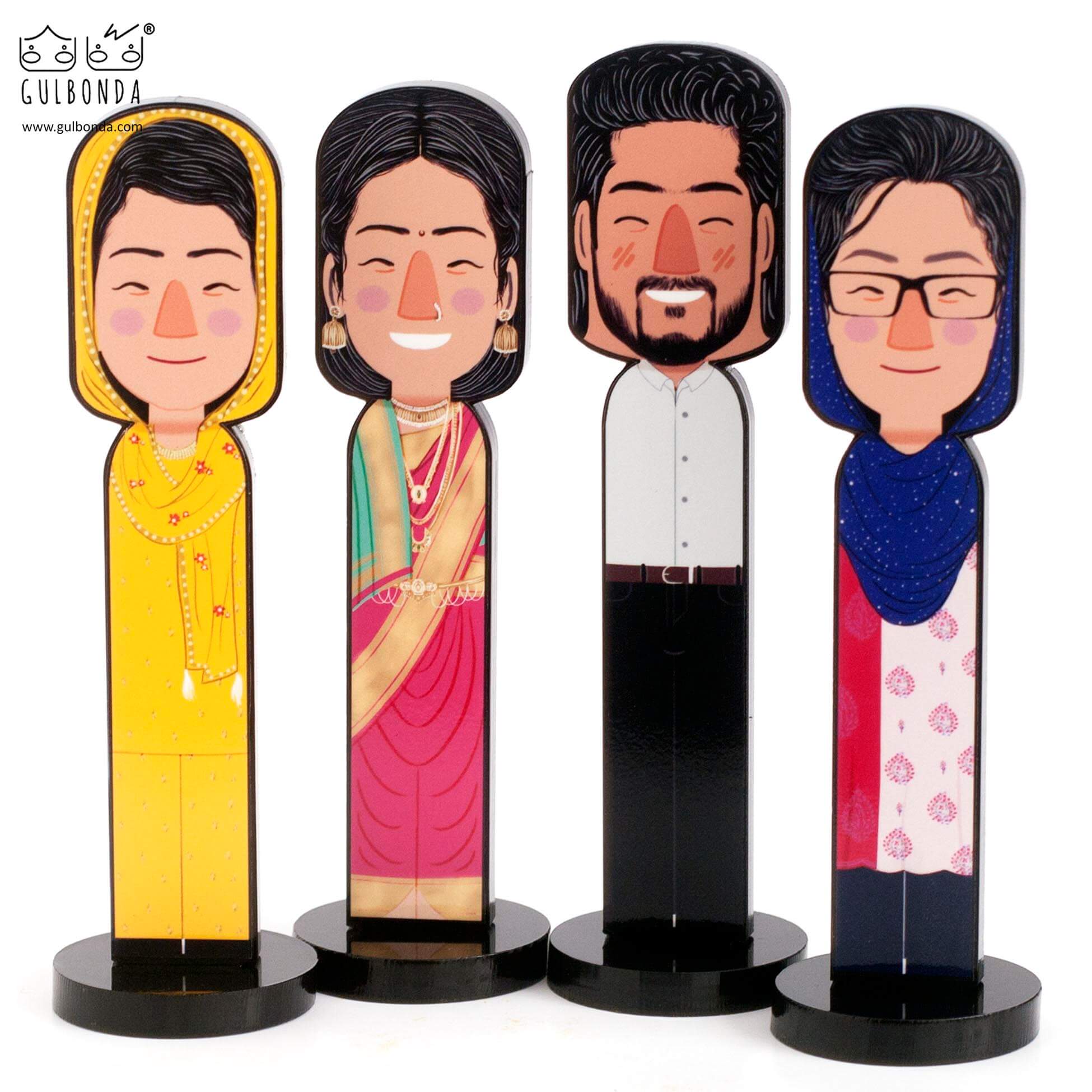 Personalized Family Gift Set of 4