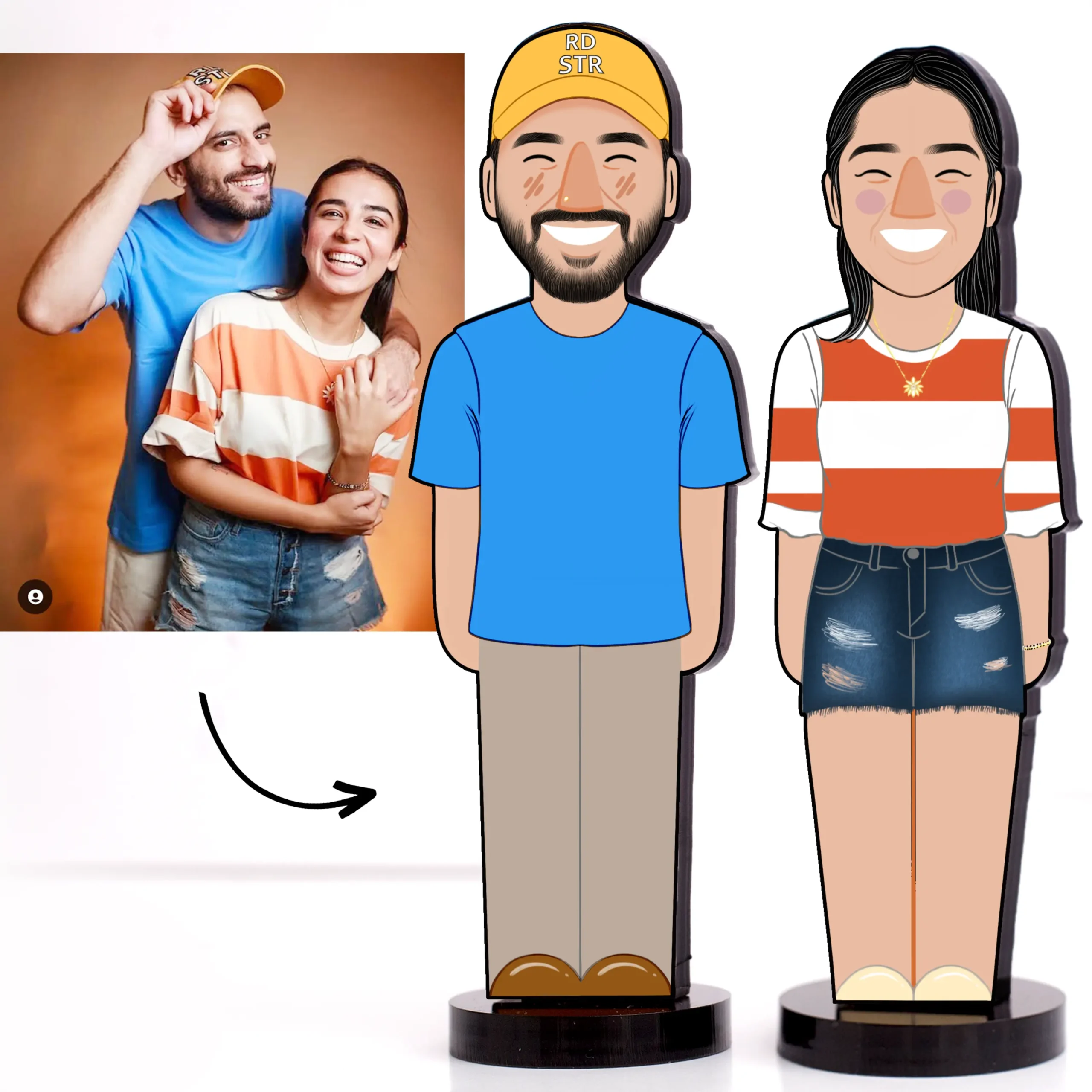 Honalolo Miniature Statue Gifts for Couple